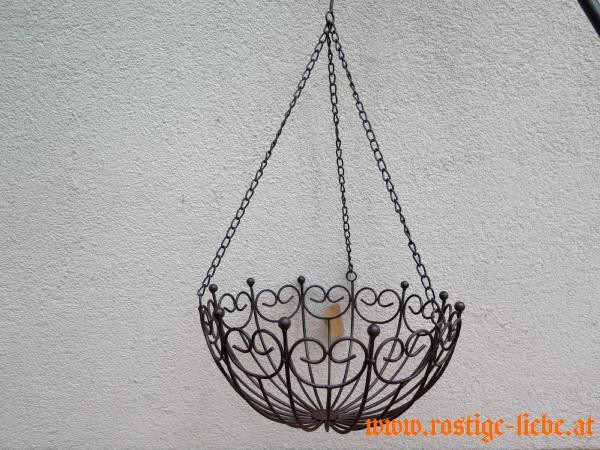 Dekoartikel Hängekorb Rosa