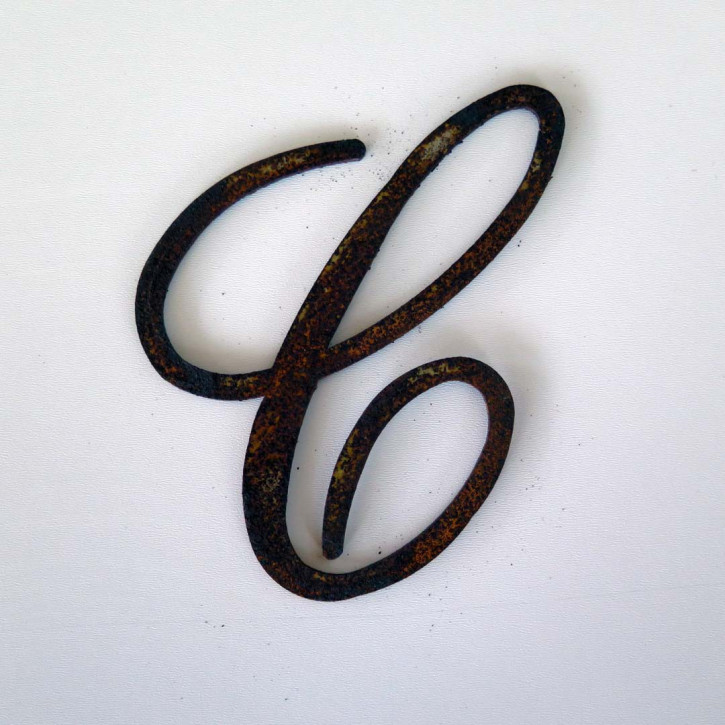Edelrost Monogramm Buchstabe C