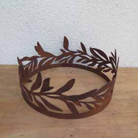 Edelrost Standring Olivenlaub