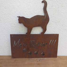 Edelrost Katzenschild Revier