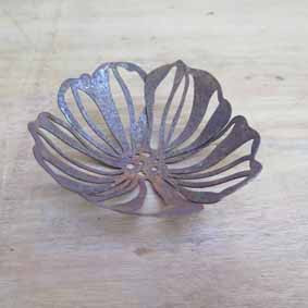 Edelrost zum Hängen Blüte gebogen Cosmea